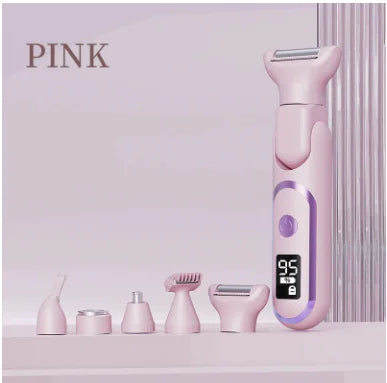 5-head Double-head Lady Shaver Pink