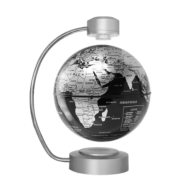 6-Inch Magnetic Levitation Globe with LED Home Decor